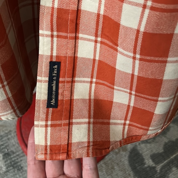 VINTAGE 80s Abercrombie & Fitch Outdoor Goods Plaid Button Down Shirt - Picture 5 of 7